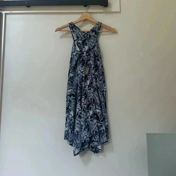 Abercrombie Kids Dress Girl's/ Kid's Size XL Blue Butterfly Print Sleeve… - Picture 4 of 6